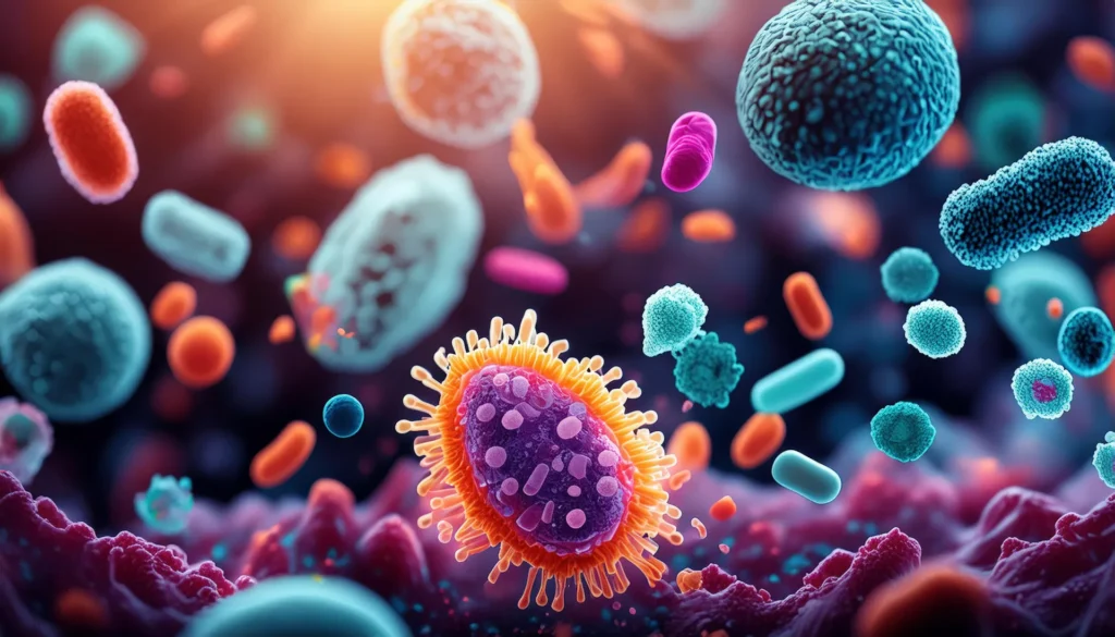Immagine che rappresenta i batteri buoni del microbiota